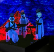 The Residents' live setup, 1999