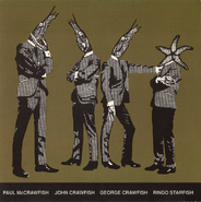 The Crayfish Beatles, from the back of the original LP, 1974