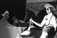 The photo which became Duck Stab!, 1974