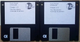 George and James Infobook floppy disks