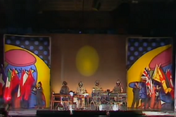  performing "Happy Home" live in 
