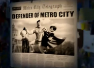 One of Metro Man's many victories against Megamind