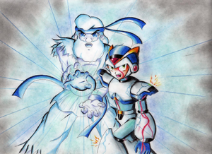 X and Dr Light HADOUKEN by Akira Hikari Destacado Wikia