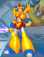 Bit's 3D model in Mega Man X DiVE.