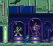 Snake Man's cameo appearance in Mega Man 7.