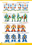 Front, side, and back view of Knight Man.