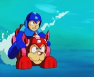 Rush Marine in Super Adventure Rockman.