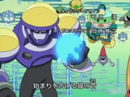 BubbleMan seen in the Rockman EXE Axess opening.