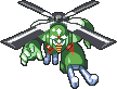 Gyro Man's CD database sprite from Mega Man & Bass.