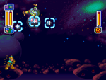 MM8-HomingSniper5-SS.png (13 KB) Mega Man using Homing Sniper against Astro Man in Wily Tower. As long as there is a crosshair locked on to Astro Man himself, he will be unable to move or attack.