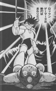 Enker (overlapped by Shō) in Rock'n Game Boy.