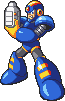 Flash Man's CD database sprite from Mega Man & Bass.