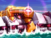 Ouroboros, the ultimate form of Model W, emerges from the ocean.