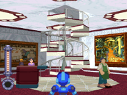 The museum's first floor.