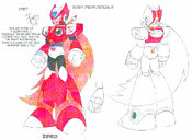 Character sheet for Mega Man X4.