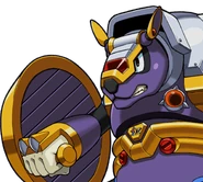 Armored Armadillo's dialogue portrait.