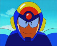 Flash Man in Super Adventure Rockman.