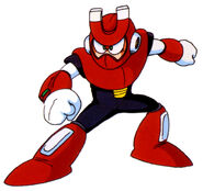 Magnet Man's original Mega Man 3 design.