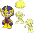 Concept art from Mega Man Powered Up.