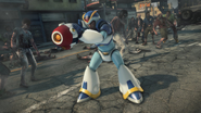 Armor costume in Dead Rising 3.