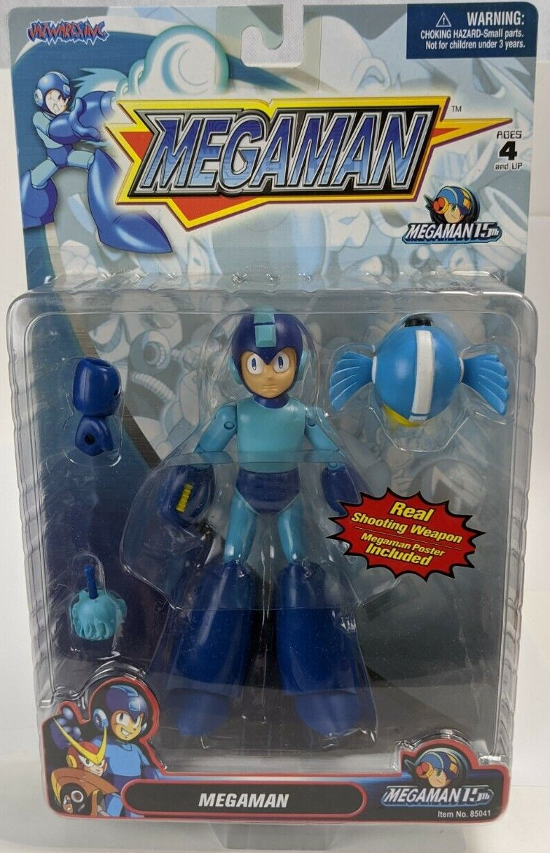 Jazwares 2004 ロックマン ラッシュ アクションフィギュア Mega Man Rush Figure 2004 Jazwares MEGAMAN Capcom RARE & HTF