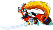 Zero with Z-Saber in Mega Man X4.