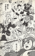 Mechakkero (between Needle Man and Top Man) in the Rockman World 2 manga.