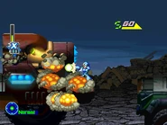 When destroyed, a small time limit shows up, indicating the amount of time left before the Shishimaru Dump explodes.