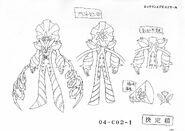 PlantMan anime design sheet #2.