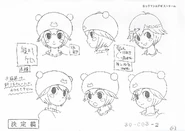 Ribitta's anime design sheet.