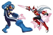 MMNTW ProtoVSMega.png (268 KB) MegaMan NT Warrior artwork