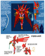 Ferham's concept art from Mega Man X Official Complete Works.