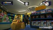 A Servbot novelty mask in Dead Rising.