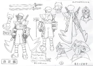 C.F.ShadowMan's design sheet. (Rockman.EXE Stream).