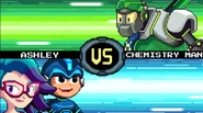 Ashley and Mega Man vs. Chemistry Man