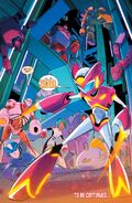 Suna in her Zero Armor from Mega Man: Fully Charged #3 drawn by Stefano Simeone