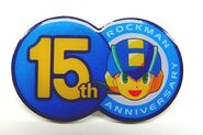 Rockman 15th Anniversary Pin Badge (ロックマン 15周年記念 ピンバッチ)