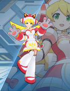 White Day Cinnamon's 3D model in Mega Man X DiVE.