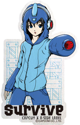 Capcom x B-Side Label Sticker Mega Man Battle Network - Mayl