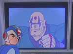 Cigma (the cartoon's misspelling for Sigma) in the Mega Man animated series.