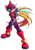 Zero with the Buster Shot in Mega Man Zero.