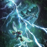 Commander Yammark in the TEPPEN card Sky's Rebellion