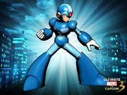 Mega Man X DLC costume promo from Ultimate Marvel vs. Capcom 3.