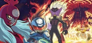 Mega Man Star Force 2 illustration by Yuji Ishihara.
