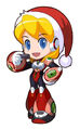 Rockman Online 2011 Christmas illustration.