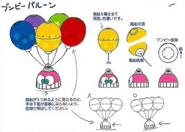 Bunby Balloon concept art from Mega Man 11.
