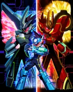 Mega Man Star Force 3 promotional image.