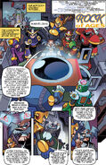 Time machine from the Mega Man comic by Archie Comics.