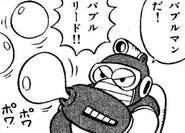 Bubble Man in Rockman 4Koma Dai Koushin.