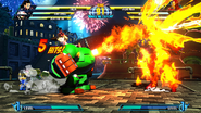 Tron using Gustaff Fire in Marvel vs. Capcom 3.